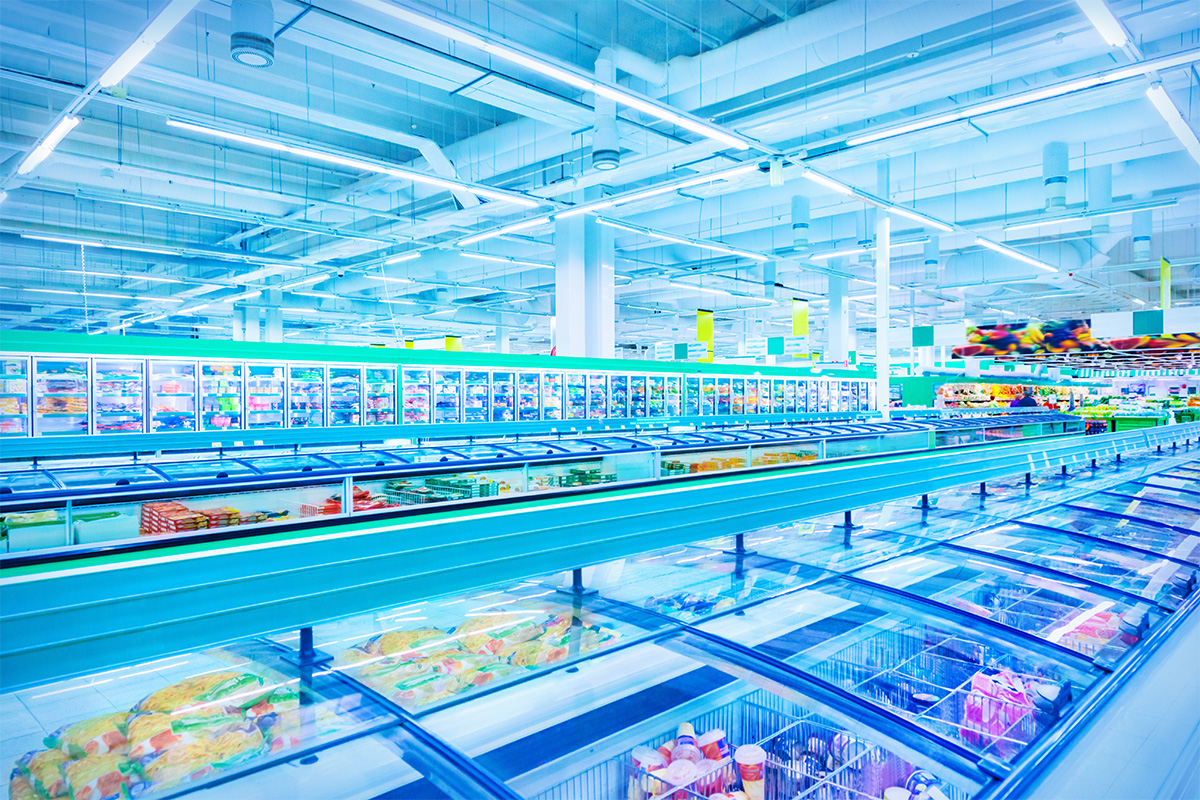 Arredamento per il settore food, arredamento supermercati, celle frigo per i supermercati